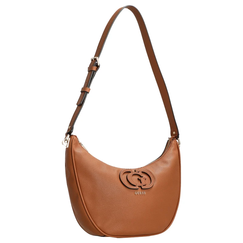 Guess Calebra Hobo - Umhängetasche 19 cm (cognac)
