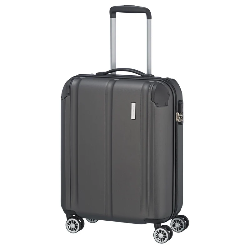 Travelite City - 4-Rollen-Kabinentrolley S 55 cm (anthracite)