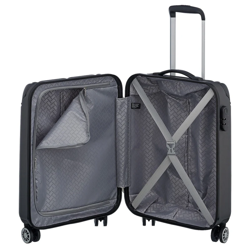 Travelite City - 4-Rollen-Kabinentrolley S 55 cm (anthracite)