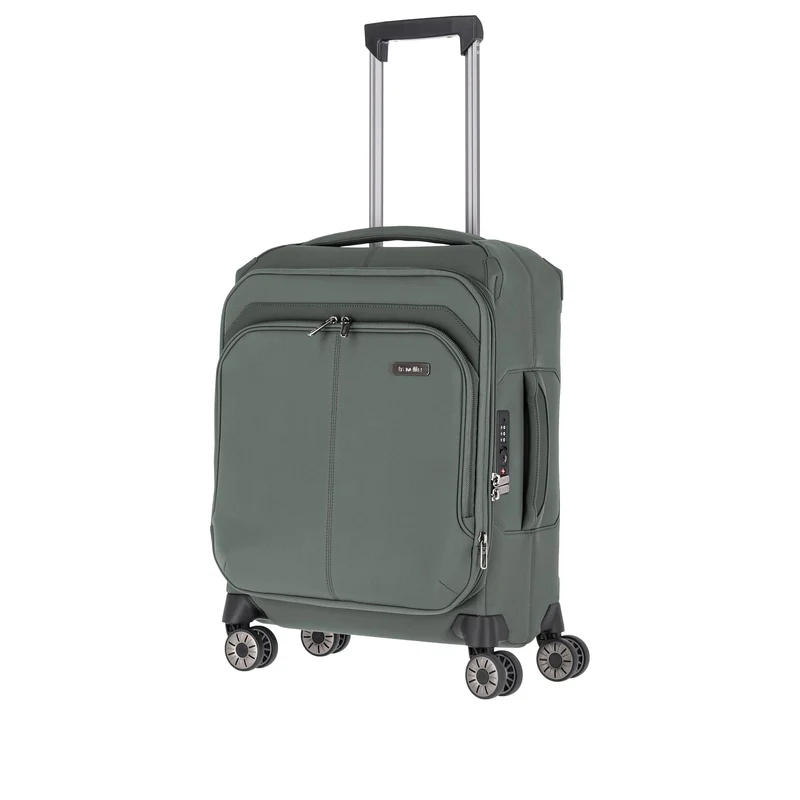Travelite Priima - 4-Rollen-Kabinentrolley S 55 cm erw. (olive)