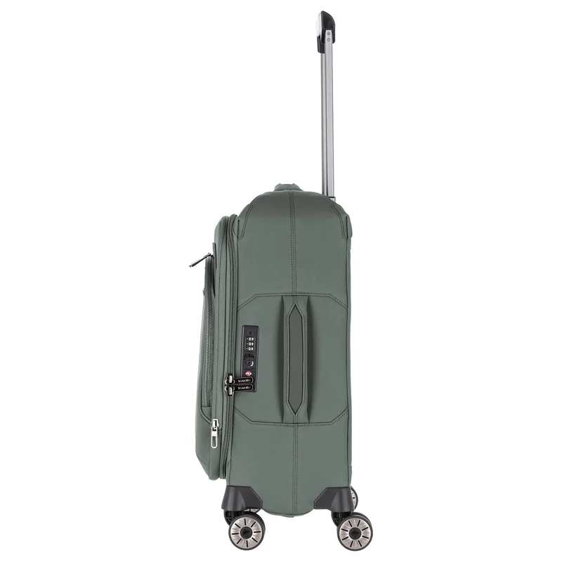 Travelite Priima - 4-Rollen-Kabinentrolley S 55 cm erw. (olive)