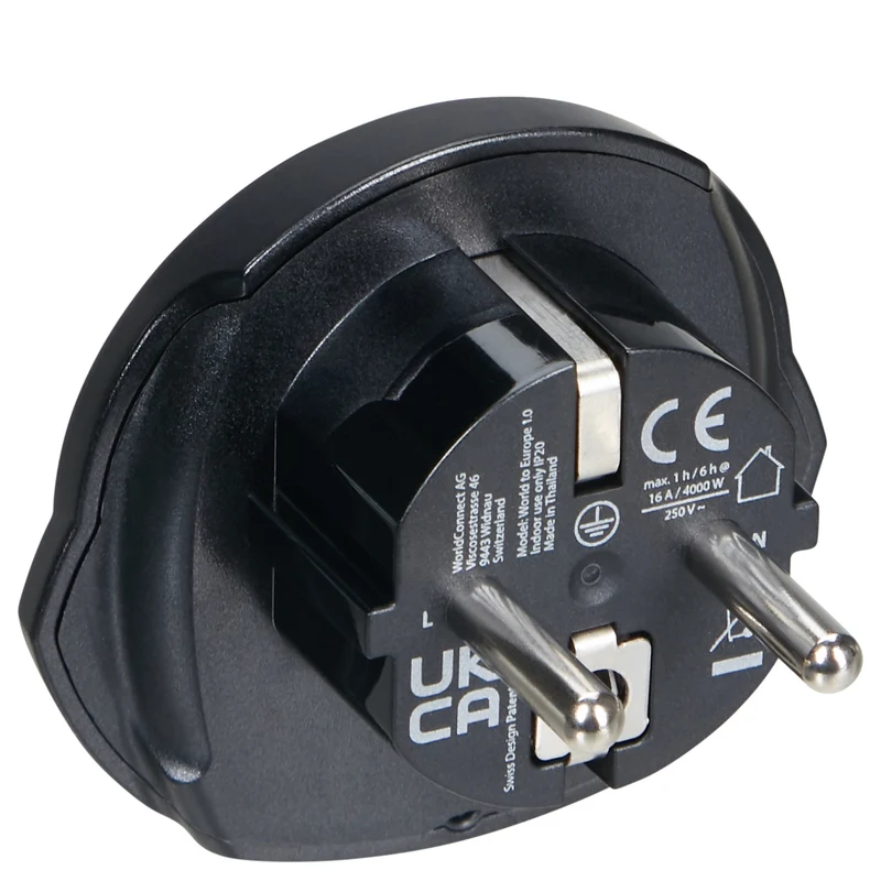 Samsonite World to Europe Adaptor - Reiseadapter (schwarz)