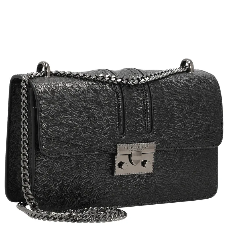 Seidenfelt Roros East-West - Umhängetasche 23 cm (black)