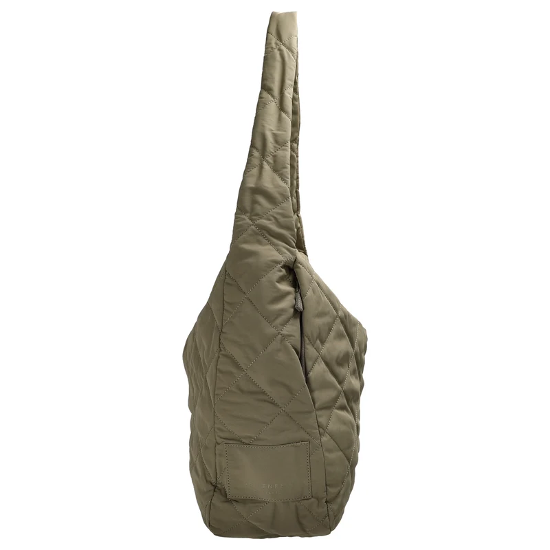 Seidenfelt Hetta Maxi Hobo - Schultertasche 42 cm (greige khaki)
