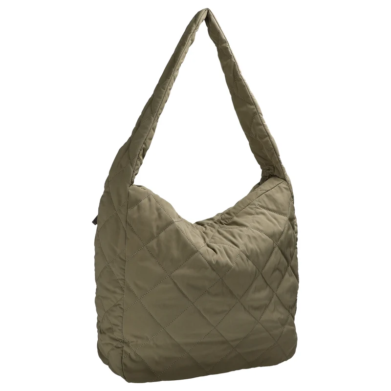 Seidenfelt Hetta Maxi Hobo - Schultertasche 42 cm (greige khaki)
