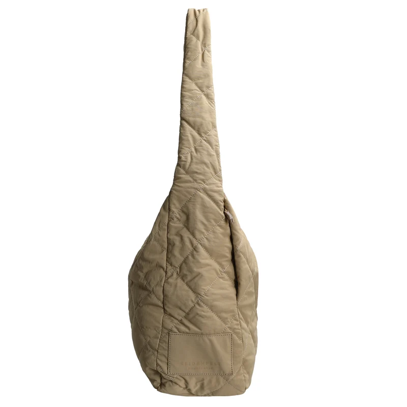 Seidenfelt Hetta Maxi Hobo - Schultertasche 42 cm (soft toffee)