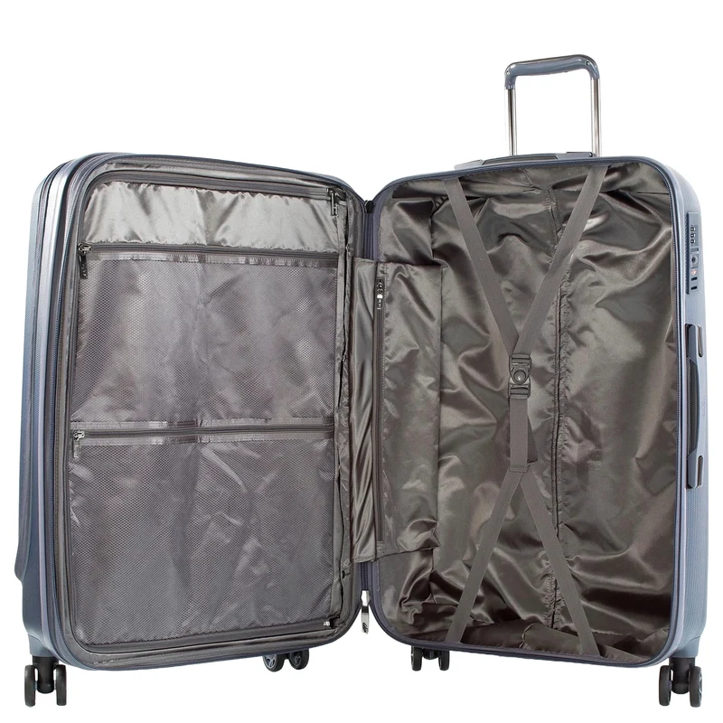 Heys Vantage Smart Access - 4-Rollen-Trolley Set 3tlg. erw. (slate blue)