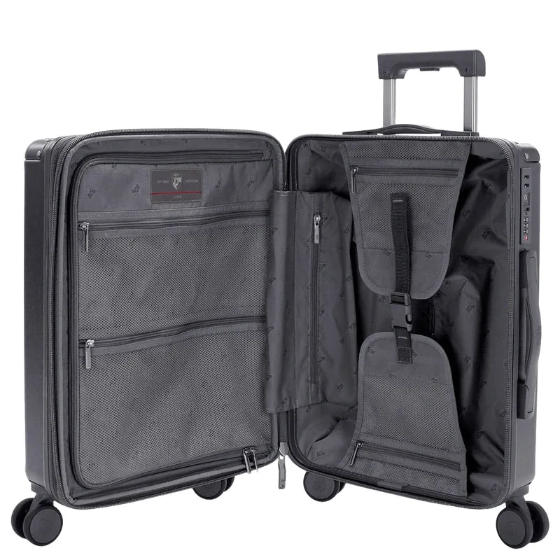 Heys Luxe - 4-Rollen-Kabinentrolley S 53 cm erw. (gunmetal)