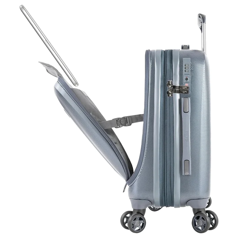 Heys Vantage Smart Access - 4-Rollen-Kabinentrolley S 15.6" 53 cm erw. (slate blue)