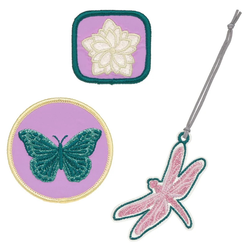 Lässig Zubehör School Patches Set - Anhänger/Patches (Dragonfly)