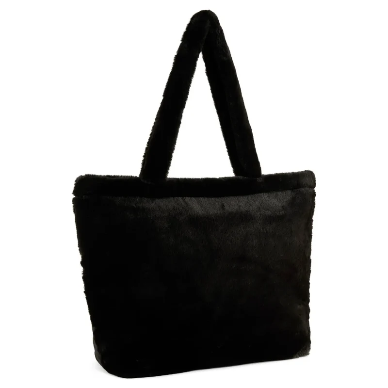 Puma Up Faux Fur - Shopper 38 cm (black)