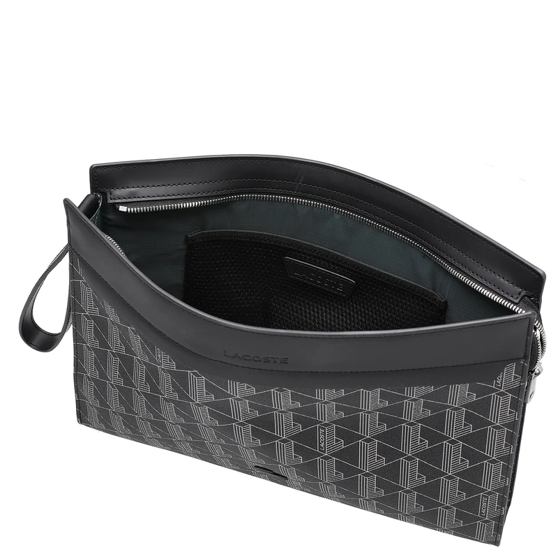 Lacoste The Blend - Laptoptasche 13" 34.5 cm (monogram noir gris)