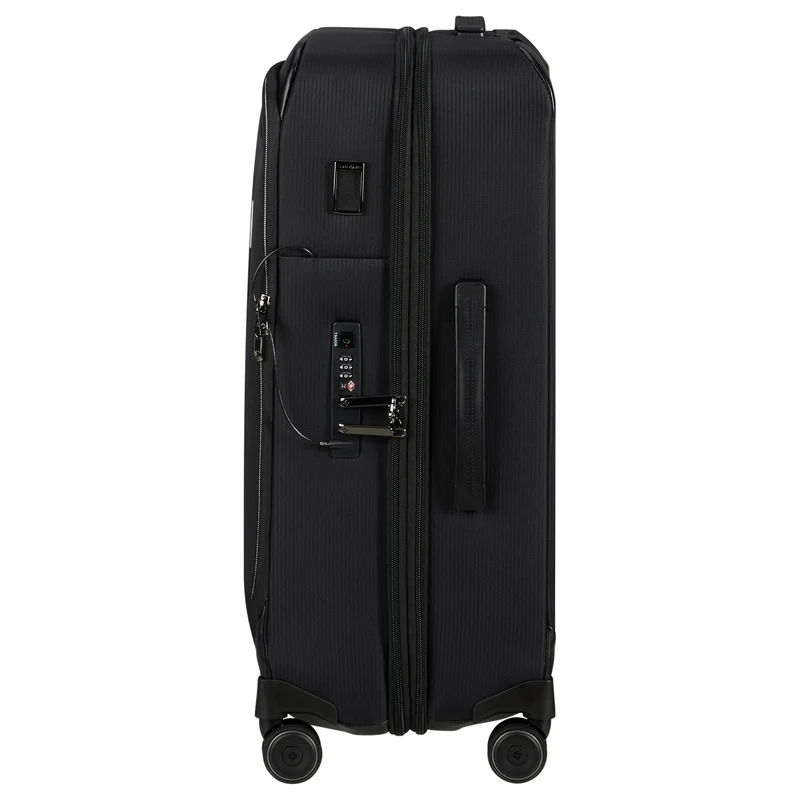 Samsonite Splendix - 4-Rollen-Trolley M 67 cm erw. (schwarz)