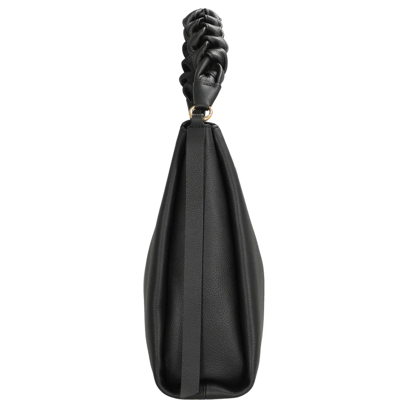 Coccinelle Boheme Grana Double - Schultertasche M 34 cm (noir/cognac)