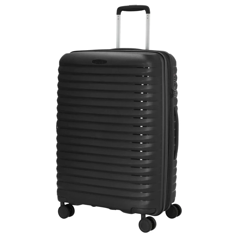 D&N Travel Line 4500+ - 4-Rollen-Trolley M 65 cm erw. (black)