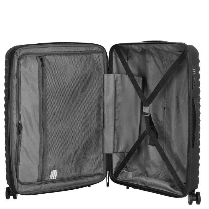 D&N Travel Line 4500+ - 4-Rollen-Trolley M 65 cm erw. (black)