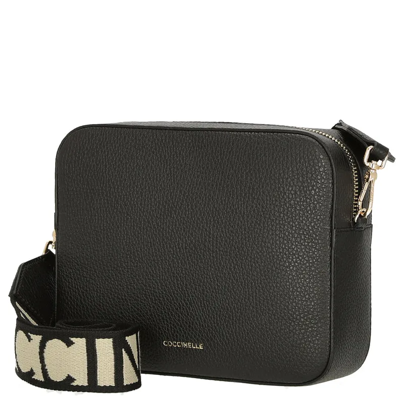 Coccinelle Tebe - Umhängetasche 21 cm (black)