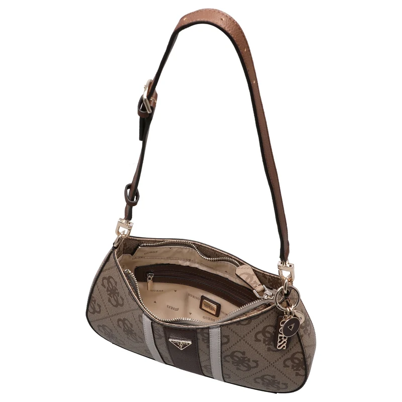 Guess Noelle ll Top Zip - Schultertasche 29 cm (latte logo/brown)
