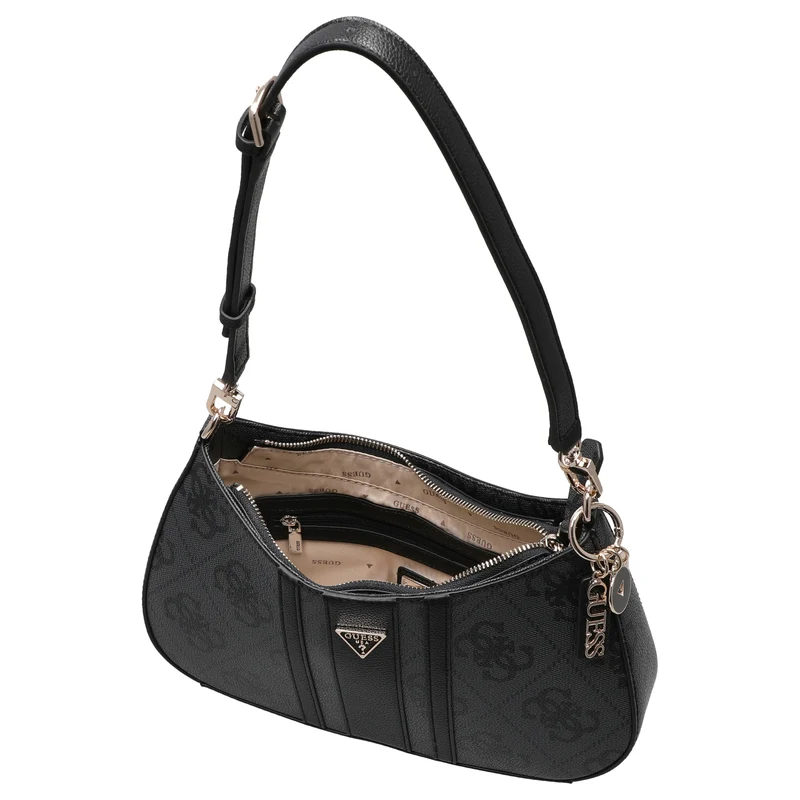 Guess Noelle ll Top Zip - Schultertasche 29 cm (coal logo)