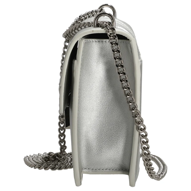 Seidenfelt Roros - Schultertasche 21 cm (silver)