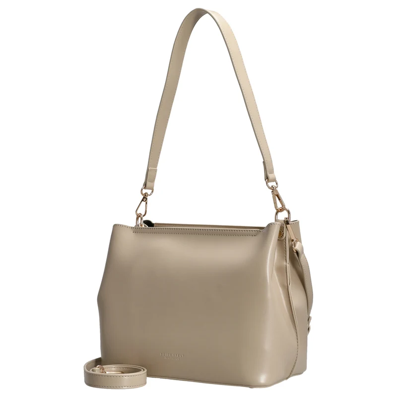 Seidenfelt Arvaja Midi Hobo - Shopper 25 cm (stone)