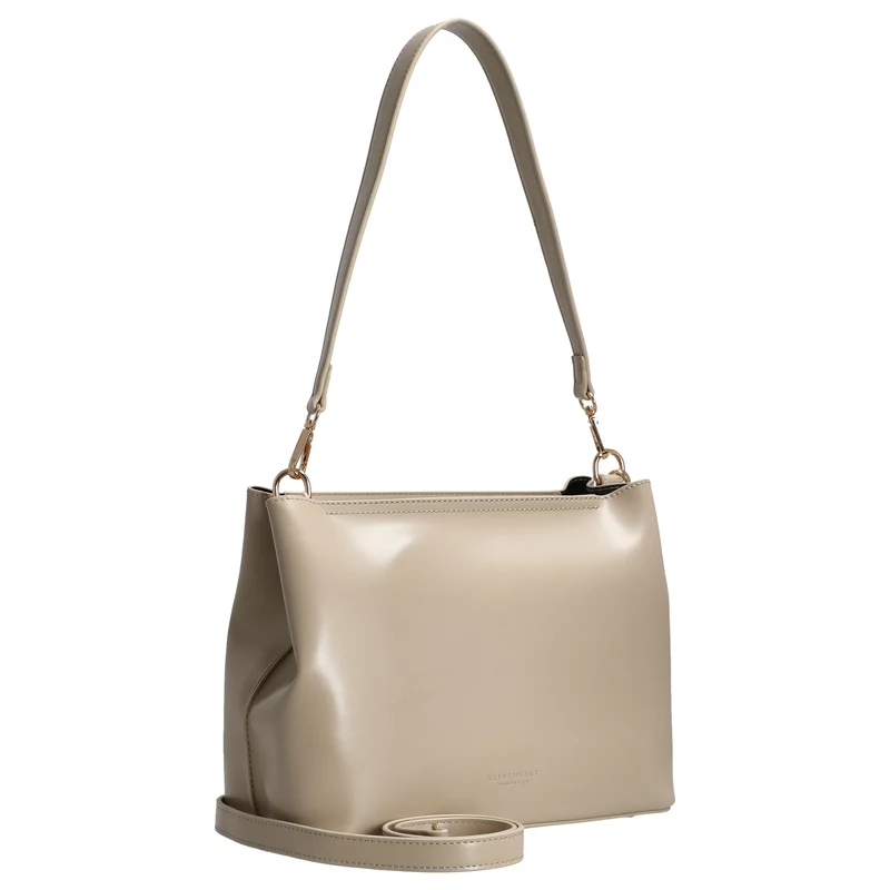 Seidenfelt Arvaja Midi Hobo - Shopper 25 cm (stone)