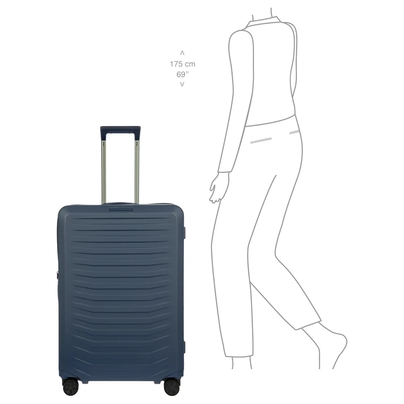 Porsche Design Roadster Hardcase - 4-Rollen-Trolley XL 83 cm erw. (dark blue)