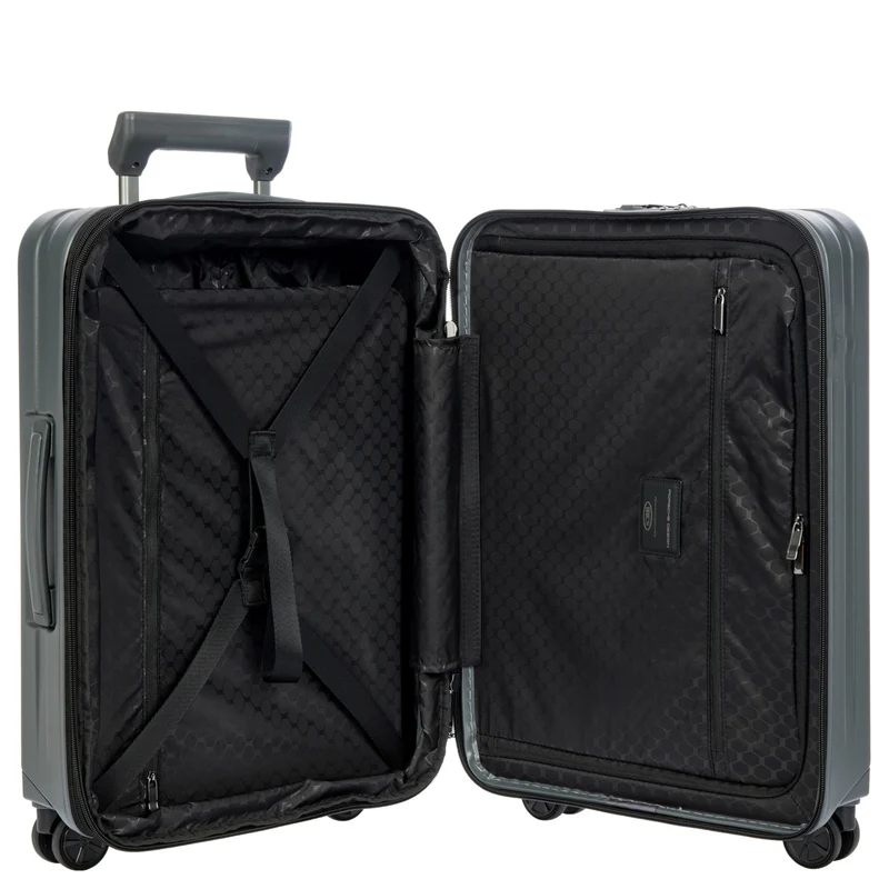 Porsche Design Roadster Hardcase - 4-Rollen-Kabinentrolley mit Vortasche S 55 cm (grey matt)