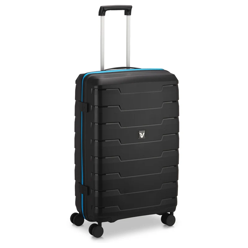 Roncato Skyline 2.0 Neon - 4-Rollen-Trolley M 70 cm (black)