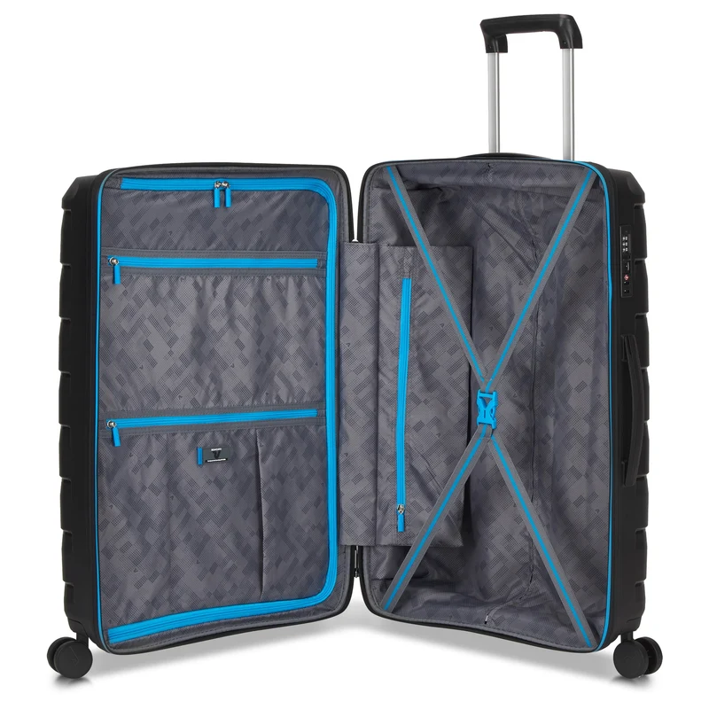 Roncato Skyline 2.0 Neon - 4-Rollen-Trolley M 70 cm (black)
