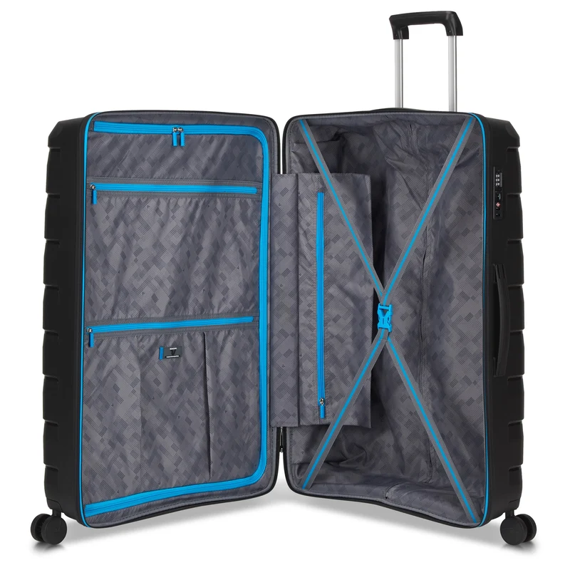 Roncato Skyline 2.0 Neon - 4-Rollen-Trolley L 79 cm (black)