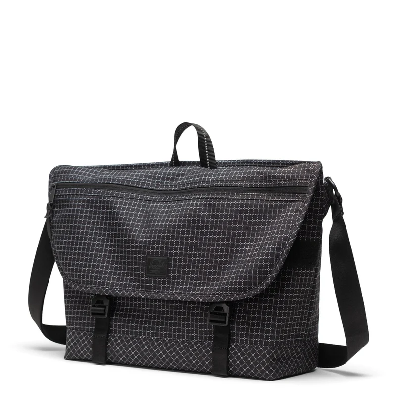 Herschel Cove Messenger - Umhängetasche 16" 50 cm (grid-black)