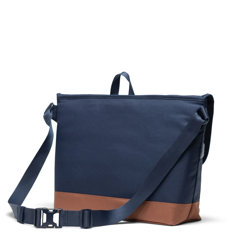 Herschel Cove Messenger - Umhängetasche 16" 50 cm (navy/saddle brown)