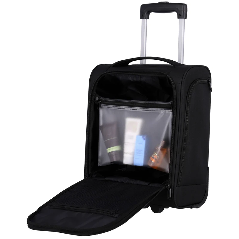 Travelite Cabin Underseater - 2-Rollen-Kabinentrolley XS 43 cm (black)