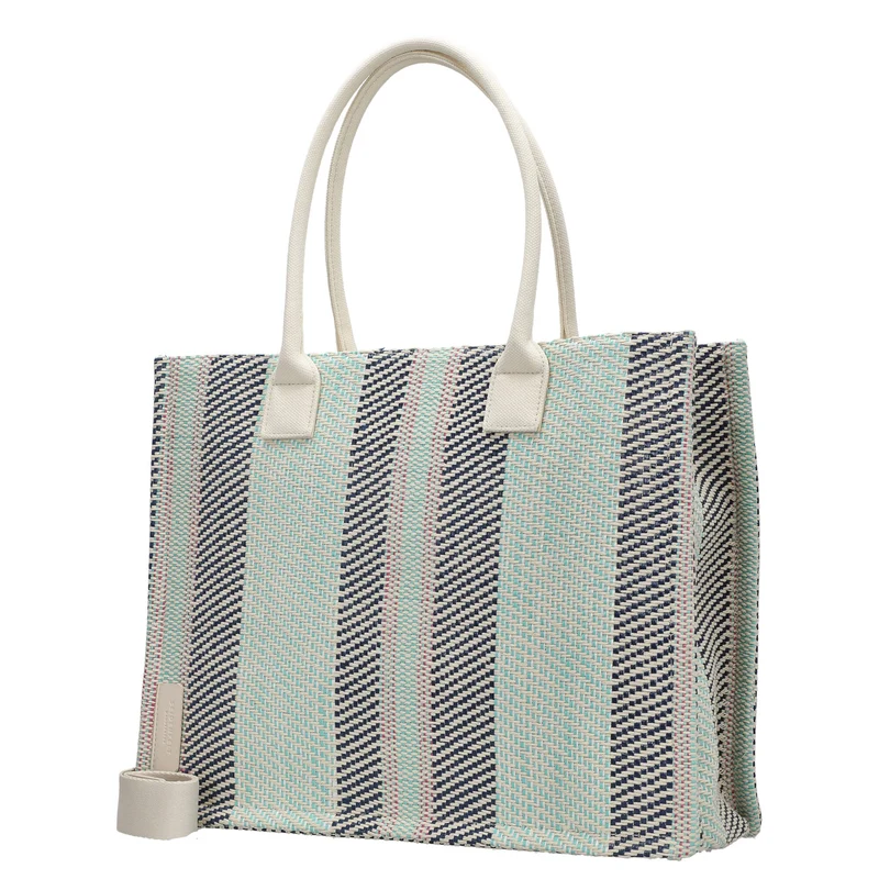Seidenfelt Hulu - Shopper 40 cm (aqua mix)