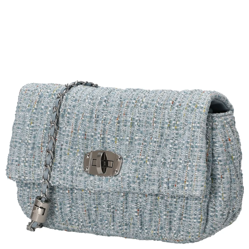Seidenfelt Floro - Umhängetasche 24 cm (sea blue)