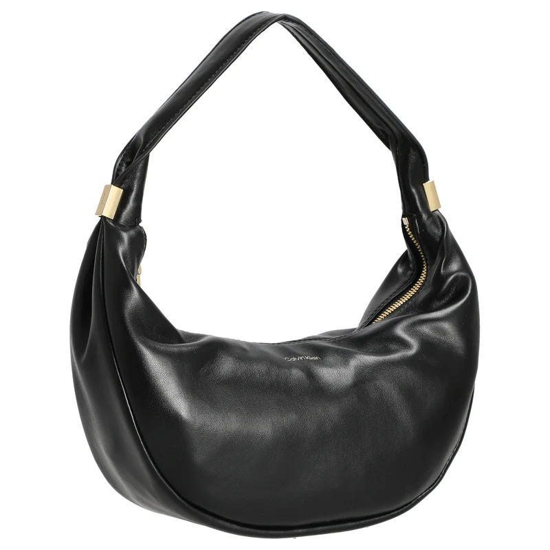 Calvin Klein Pinched Soft Crescent - Schultertasche L 35 cm (schwarz)