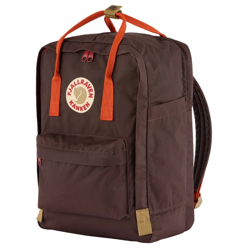 Fjällräven Kånken Koncept - Rucksack 15" 40 cm (black oak-rowan red)