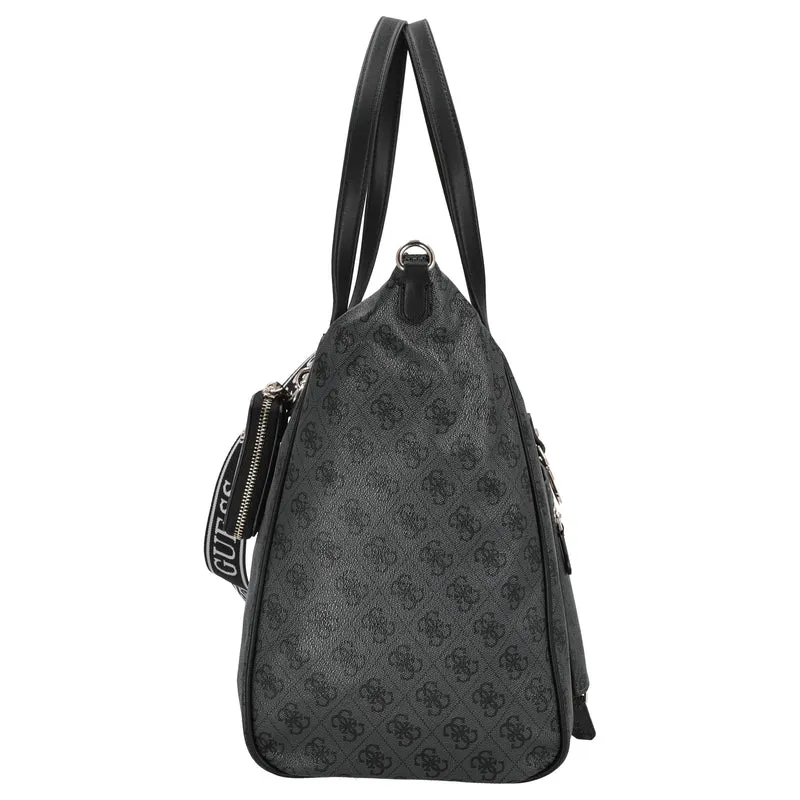 Guess Latona Carryon L - Shopper L (coal logo)