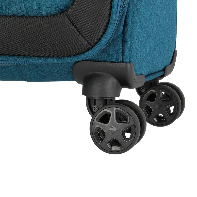 Travelite Kick Off - 4-Rollen-Trolley M 67 cm erw. (petrol)