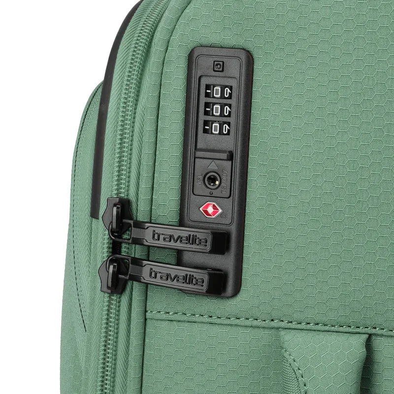 Travelite Kick Off - 4-Rollen-Kabinentrolley S 55 cm (Sage Green)
