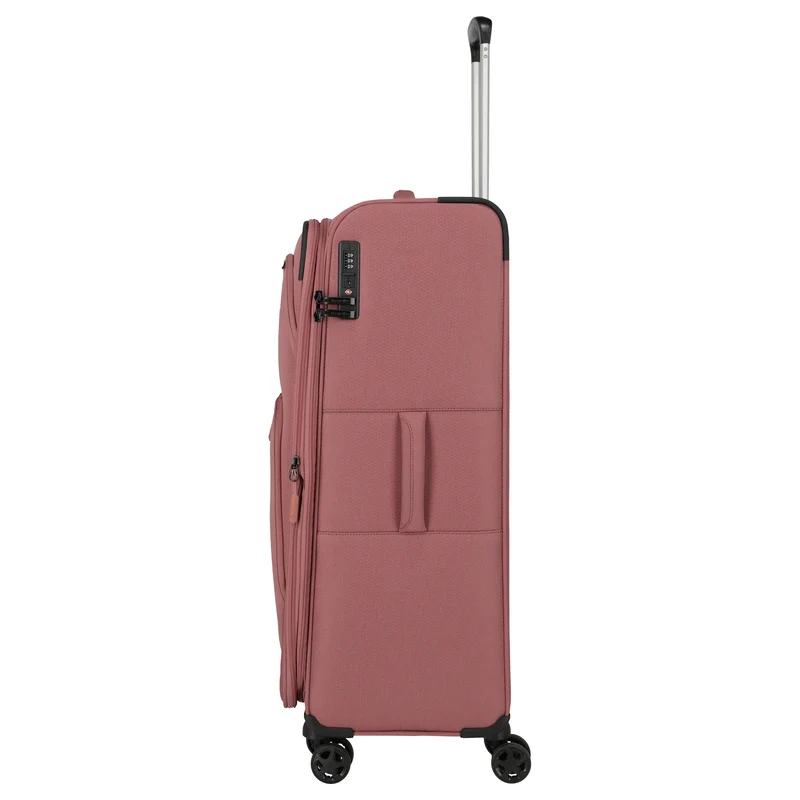 Travelite Kick Off - 4-Rollen-Trolley L 78 cm erw. (blush)