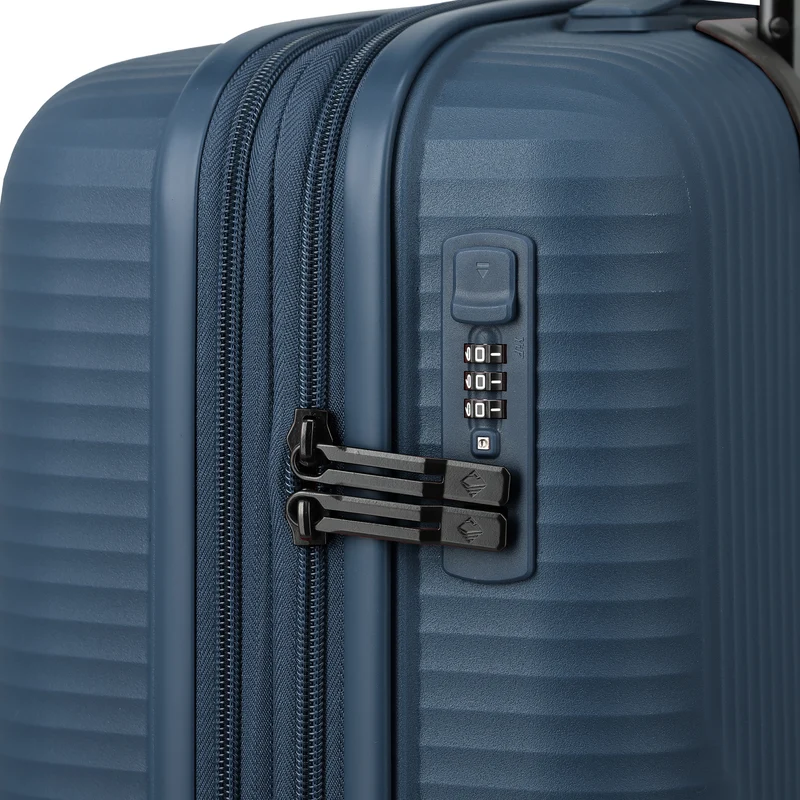Travelite Air Stripe - 4-Rollen-Kabinentrolley S 55 cm erw. (navy)