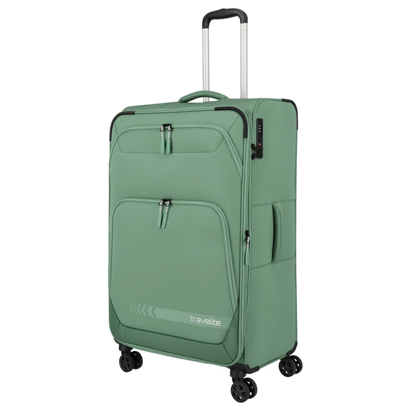 Travelite Kick Off - 4-Rollen-Trolley L 78 cm erw. (Sage Green)