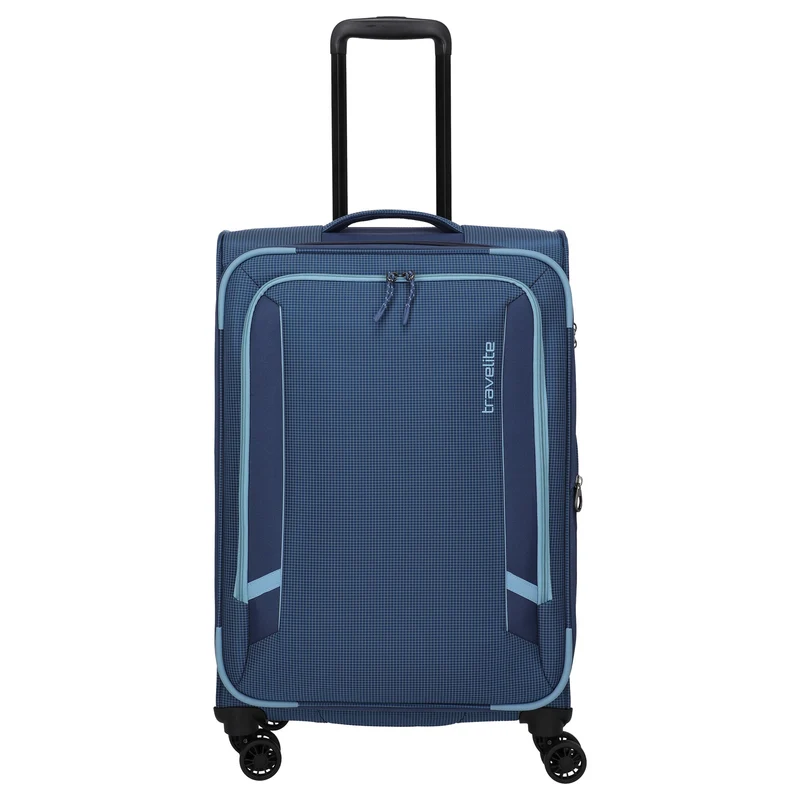 Travelite Corsiica - 4-Rollen-Trolley Set 4tlg. erw. (blue)