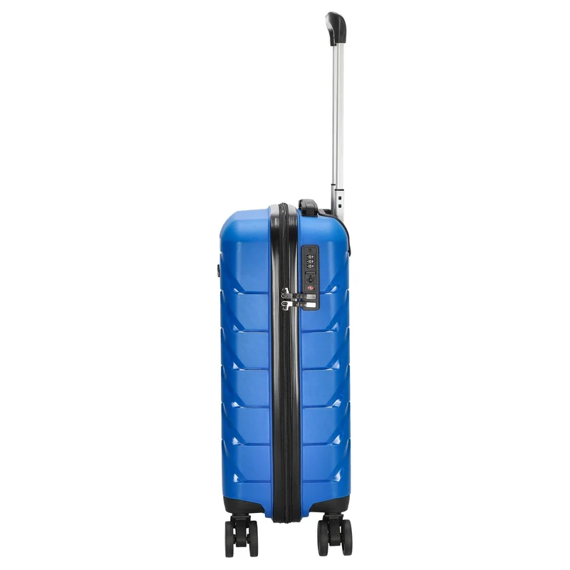 D&N Travel Line 4100 - 4-Rollen-Kabinentrolley S 54 cm (blau)