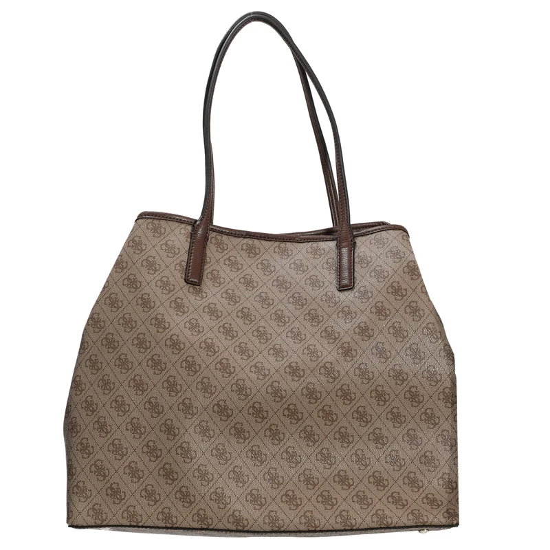 Guess Eco Victtoria - Shopper 2in1 L 40 cm (latte logo/brown)