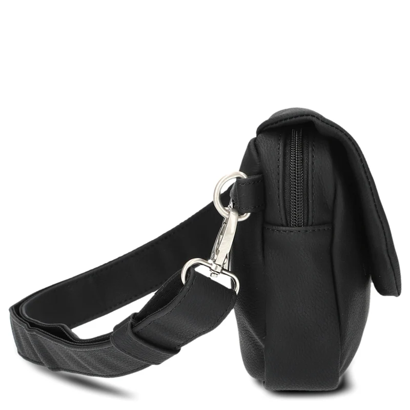 zwei Mademoiselle MH40 - Umhängetasche/Gürteltasche 25 cm (nubuk-black)