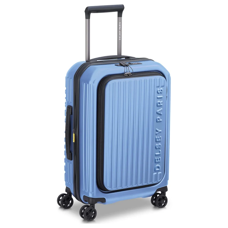Delsey Paris Securitime - 4-Rollen-Kabinentrolley S 55 cm erw. (lavendelblau)