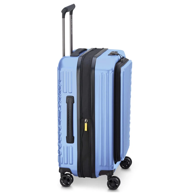 Delsey Paris Securitime - 4-Rollen-Kabinentrolley S 55 cm erw. (lavendelblau)